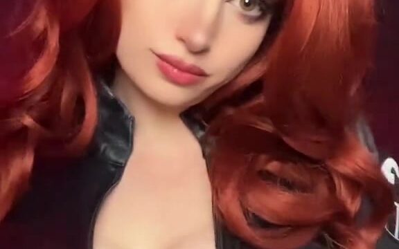 Hauntedhostess porn video cosplay Black Widow Marvel!!!
