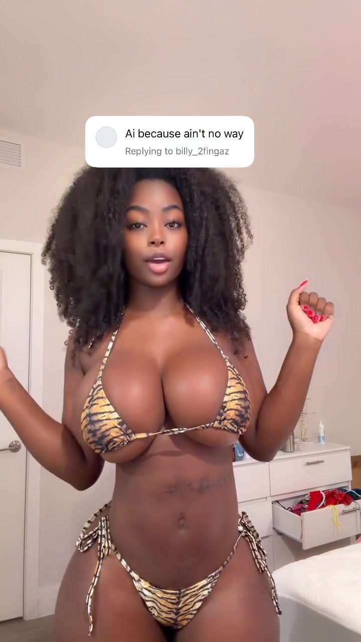 Adiza Sankofa Nude Showing Off Her Huge Breasts