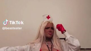 BeastEater – The Lustful Nurse Shows Off Her Sexy Body